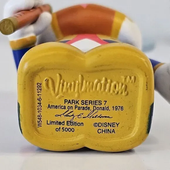 DISNEY VINYLMATION 3" PARK SERIES 7 AMERICA ON PARADE DONALD DUCK‎ TOY FIGURE - Picture 6 of 6